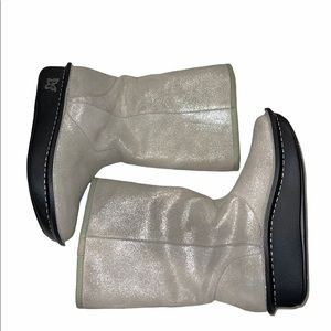 Alegría glitter shear fur lined winter boots size 36